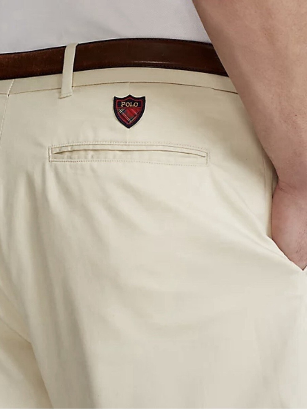 Polo golf by Ralph Lauren Cream Men's Chino Shorts 36